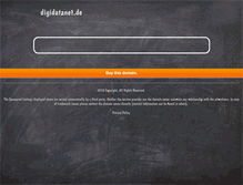 Tablet Screenshot of digidatanet.de